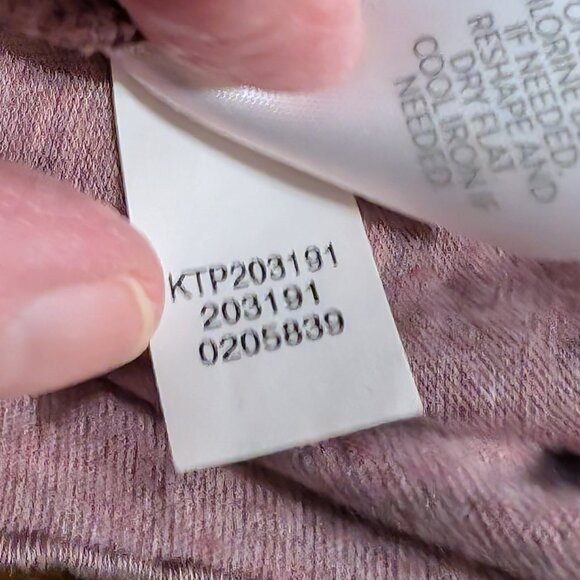 Pure Jill / J. Jill Blouse Mock Neck Mauve Size Medium - Picture 11 of 12